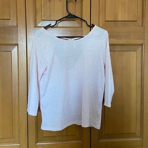 NWT J. Crew ballerina shirt. Pale pink